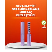 Usb Şarjlı Kablosuz Saç Düzleştirici Seyahat Ve Günlük Kullanım