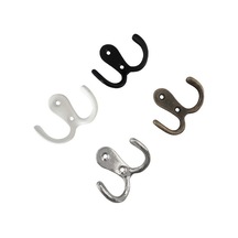 Novahub Siyah Antik Kanca Küçük Duvar Askı Toka Köşe Kilidi Kapı Kanca Çile Mandalı Ahşap Kutu Mobilya Donanım Çift Kanca Siyah