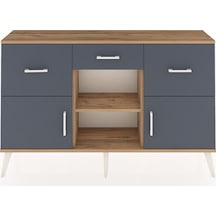Arges Konsol Tek Raflı 3 Çekmeceli 3 Kapaklı 132x30x83 Çam-antrasit/antrasit Antrasit/antrasit Arges Konsol Tek Raflı 3 Çekmeceli 3 Kapaklı 132x30x83 Çam-antrasit/antrasit Antrasit/antrasit