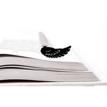Kuş Kanatları Figürlü Dekoratif Metal Kitap Ayraçları
