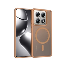 Joko Xiaomi Mi 14t Pro Uyumlu Jota Magsafe Kapak - Çöl Titanyum