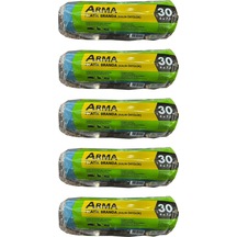Arma Naylon Tadilat Boya Koruyucu Örtü Poşet Kalın Pratik Branda - 4x7.5 Metre - 30 M2 - 5 Paket