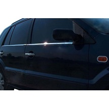 Ford Fusion Uyumlu 2002-2012 Krom Cam Çıtası 4 Parça Paslanmaz  Çelik