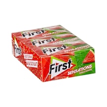 First Sensation Sakız 12x27 G Karpuz Aromalı Ferahlatıcı Şekerleme 2'li Ekonomik Paket - 2 Adet Tarı