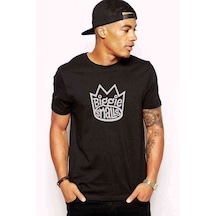 Smalls Hiphop Rap Baskılı Siyah Erkek Tshirt