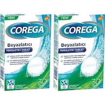 Corega Beyazlatıcı ve Temizleyici Tablet 2 x 30 Tablet