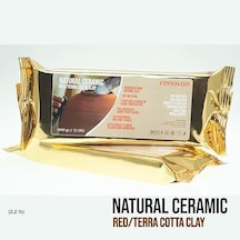 Seramik Kil Hamuru,kırmızı/terracotta 1000 Gr 1 Kg Fırınlamaya Gerek Olmayan Güzel Sanatlar Figür Heykel Modelleme Oyun Ve Montessori Sınıfları İçin Toksik Olmayan Doğal Kil