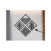 4 Element Temalı Dekoratif Duvar Süsü 4 Parça