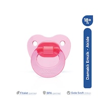 Wee Baby Akide Damaklı Silikon Emzik 18+ Ay Pembe