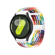 Samsung Galaxy Watch 4 5 6 7 Fe 40 44mm Classic 42 43 46 47mm Uyumlu 20mm Metal Klips Örgü Kordon
