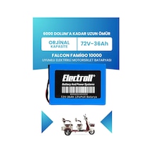 Falcon Famigo 10000 Uyumlu Batarya Standart Kapasite Lifepo4 72v 36ah Elektrikli Motorsiklet Bataryası