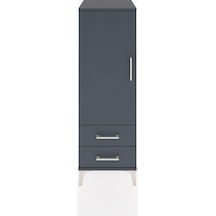Hyperion Dolap Tek Raflı 2 Çekmeceli Tek Askılı 44x44x134 Ant... Antrasit