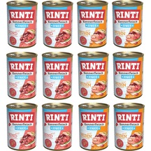 Rinti 2 Çeşit Karma Gurme Yavru Köpek Konservesi 400 G X 12 Adet