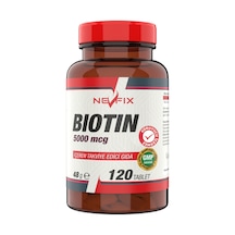 Nevfix Biotin 5000 Mcg 120 Tablet Haziran
