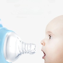 Sıcak Bebek Yumuşak Silikon Emzik Doğal Biberon Değiştirme Besleme Silikon Emzikleri Değişken Akışta Bpa İçermez