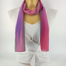 Tedz Collection Paredora Soft Çizgili Pembe Kırmızı Uzun Fular Çok Renkli Tedz Collection Paredora Soft Çizgili Pembe Kırmızı Uzun Fular Çok Renkli