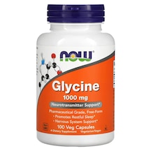 Now Foods Glycine Amino Neuro Nervous System 1,000 Mg 100 Veg Caps Aromasız