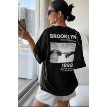 Kozia Outdoors Malkoçbey Oyaka Unisex Oversize T-şhirt Siyahhh SIYAH