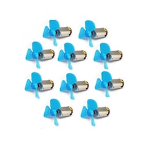 10 Adet Deney Motor 10 Adet Pervane Arduino Pervane Motor Set