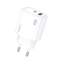 Nubia Neo 5 Gt İle Uyumlu Hepu Hp-c31 45w Gan Hızlı Şarj Adaptörü + Type-c Kablo
