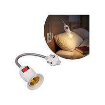 Tr Prizden E27 Duya Dönüştürücü 26cm Spiralli Anahtarlı Fiş Duy, Gece Lambası, Çocuk Odası, Yatak Odası, Kor