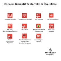 Dockersmobilya Klasik Katlanır Werzalit Yuvarlak Tabla Masa Q70 (521099872)