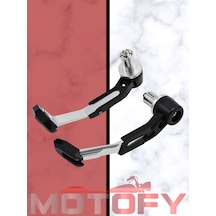 Universal Motosiklet Fren Debriyaj Kolu Manet Koruma Beyaz Alüminyum Pcx Nmax Spacy