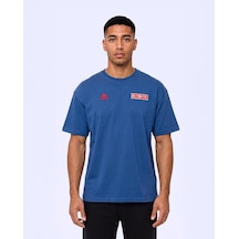 Kappa Authentic Oyster Tur Erkek Dark Tone Oversize Tişört