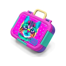Coral High Kids Mor Pembe Kedi Desenli Paslanmaz Çelik Beslenme Kabı 39319 Mor - Açık Pembe