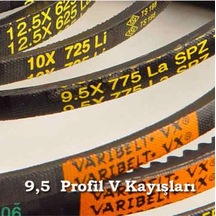 9,5x1250 La Düz V Kayış
