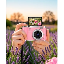 Dijital Kamera 48 Mp Flip Ekranlı 1080p Video