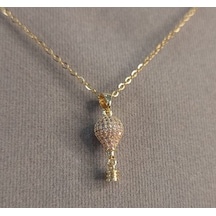 Beren Aksesuar Stainless Steel Çelik Kolye Gold