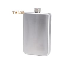 Likör Şişesi Sızdırmaz Hediye Hafif Uzun Ömürlü Kamp Metal İçme Flagon Kamp Aksesuarları Gümüş