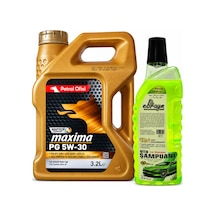 Petrol Ofisi Maxima PG 5W-30 3.2 L + Oto Şampuan 1000 ML