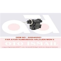 VALEO 43729 FAR AYAR MOTORU KANGOO 10- MEGANE II HALOJEN