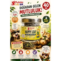 Happy Leaf %100 Doğal Matatabi Yaprağı 40 Ml Kedi Nanesi/catnip Değildir