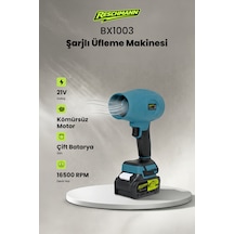 Reschmann R-BX1003 21V 3AH Profesyonel Kömürsüz Şarjlı Hava Üfleme Makinesi