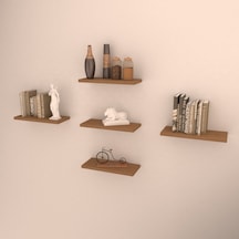Rafkestir 5 Li Sonoma Duvar Rafı Bambu ( Mat )
