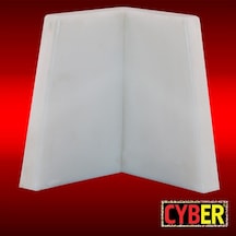 Plastik Çelik Dolap Ayağı Beyaz