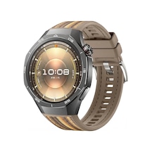 Curved-end Huawei Gt6 Pro 46mm/gt5 Pro 46mm İle Uyumlu Kordon Dokuma Örgülü Yumuşak Ve Rahat Kullanımlı Gt6 Pro Kordon Dış Yüzeyi Kumaş Kaplama Dikiş Nakışlı Gt6 Pro Kordonu Diğer