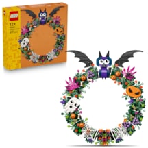 LEGO® Cadılar Bayramı Çelengi 40825 – 12 Yaş ve Üzeri Çocuklar için Renkli ve Dekoratif Ev Modeli Oyuncak Yapım Seti (328 Parça)