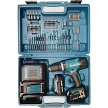Makita DDF453SYX1 18V 1.5 Ah Li-ion Akülü Matkap Vidalama + 74 Parça Uç Seti