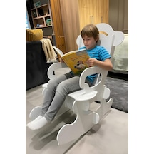 Arion Sandalye %100 Mdf Kalitesi Sallanabilir Beyaz Renk Genel