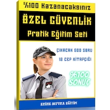 Özel Güvenlik Pratik Eğitim Seti