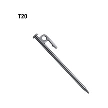 Maiyame Campıngmoon T Serisi 20cm Karbon Çelik Kamp Çadır İğnesi - Dayanıklı, Rust Önbelleli, Zor Topraklarda Kullanıma Uygun Çok Renkli