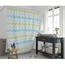 Zethome Jackline Banyo Duş Perdesi 3588 Tek Kanat 1X180X200 Gri