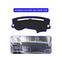 Hyundai Accent Era 2006-2011torpido Koruma Halısı Mavi Kenar