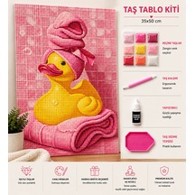 Bedazzling Taşlı Tuval Kiti Büyük Boy Ördek 1 Adet