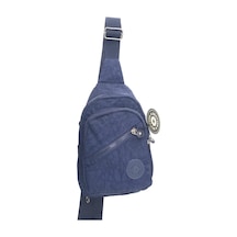 Unisex Krinkıl Lacivert Ön Çapraz Çanta / 3200