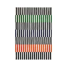 Ikea Vandplats Halı 170 X 240 Cm Yeşil - Siyah - Beyaz Çok Renkli